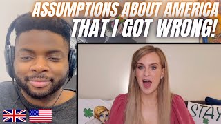 Brit Reacts To TEN CRAZY THINGS I GOT WRONG ABOUT AMERICA BEFORE GOING!
