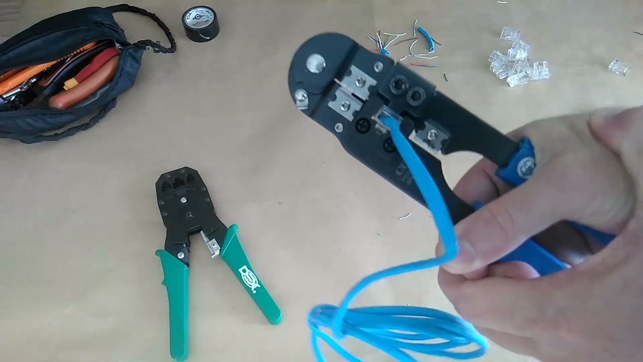 Como fazer cabo de rede RJ45 padrão A e padrão B, ligar DVR no roteador, cabo com 30 metros