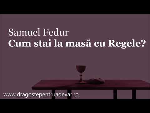 Samuel Fedur - Cum stai la masă cu Regele?