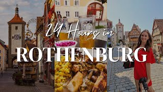 24 Hours in Rothenburg ob der Tauber | Walking tour of the Old Town & trying Schneeballen
