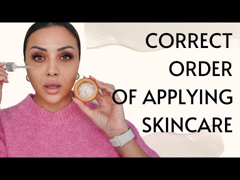 THE CORRECT ORDER OF SKINCARE BEFORE MAKEUP | NINA UBHI