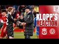 KLOPP'S REACTION: 'Minute by minute, we grew into the game' | Liverpool 3-1 Leicester