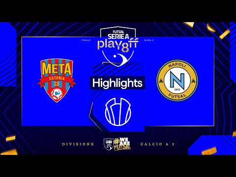 Meta Catania-MoMap Napoli Futsal 3-2 | Serie A 2024/2025 | Playoffs | Final - Game 2 | Highlights
