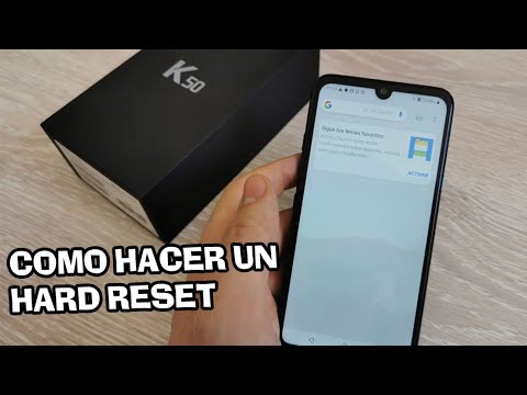 LG K50 ✔️Cómo Hacer Hard Reset en tu MÓVIL, Borrado, Restaurar contraseña [FÁCIL]📱#OrientadorMovil