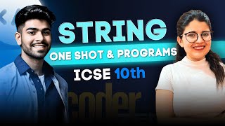String Functions | Programs Based on String | Computer Applications | ICSE 10