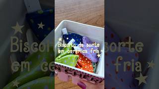 #Shorts BISCOITO DA SORTE EM CERÂMICA FRIA