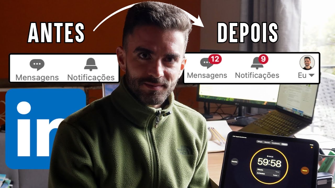 DESAFIO - 1 Hora pra fazer um Post Viral no LinkedIn | Case de Marketing + Meu Processo e Raciocínio