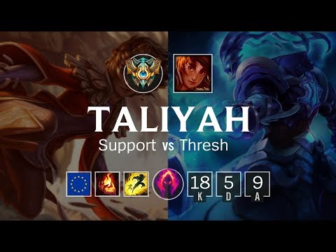 Taliyah Support vs Thresh - EUW Challenger Patch 8.23