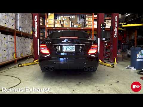 Mercedes Benz C63 AMG Remus Cat-Back Exhaust