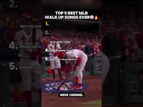 TOP 5 BEST MLB WALK UP SONGS EVER