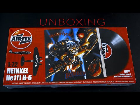 UNBOXING - AIRFIX's Heinkel He111 H-6 Motörhead “Bomber” Special