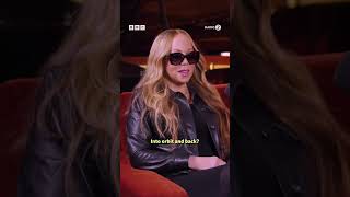 Mariah Carey finds out Katy Perry went to space