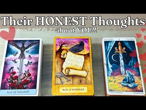 💬🤔💭 Their HONEST Thoughts about You!!  Detailed Love Pick A Card Timeless LOVE Tarot reading