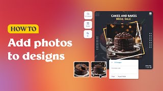 How to add photos to your designs