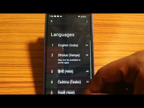 how to set language,language set kaise karen Nokia 3 1 plus