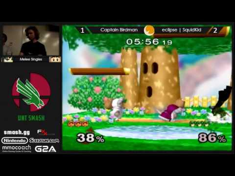 Smash @ UNT #2 - Grand Finals - Captain Birdman (Marth) Vs. ecps | SquidKid (Ice Climbers)