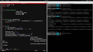 COMP0088 How to implement Gradient Descent solver algorithm using Numpy and Python
