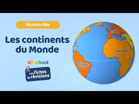 Les continents du Monde