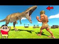 AMAAN TEAM vs SHINCHAN TEAM in ANIMAL REVOLT BATTLE SIMULATOR Hindi | Battle T-Rex, Brachiosaurus