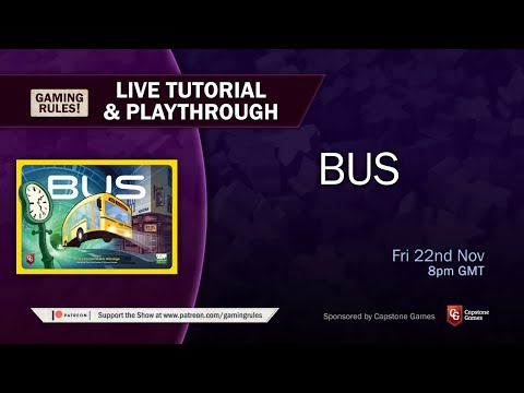Bus - Live tutorial and playthrough - YouTube
