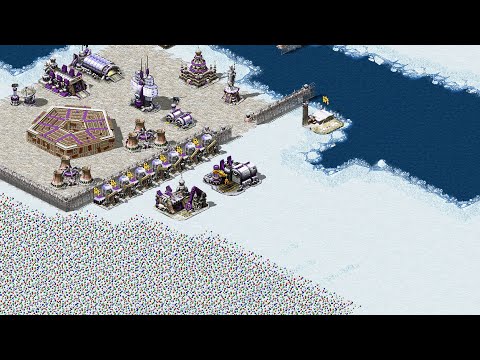 Red Alert 2 | Yuri's Revenge | 7 vs 1 | Surrounded Snow Ver 2026 Edit by Zoom 3000 Map Extra Hard AI