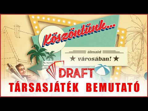 Köszöntünk álmaid városában társasjáték bemutató - :: DRAFT :: Társasjáték vlog