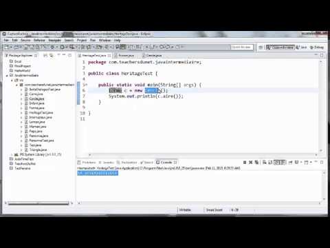 JAVA Intermédiaire 26 Covariance de variables