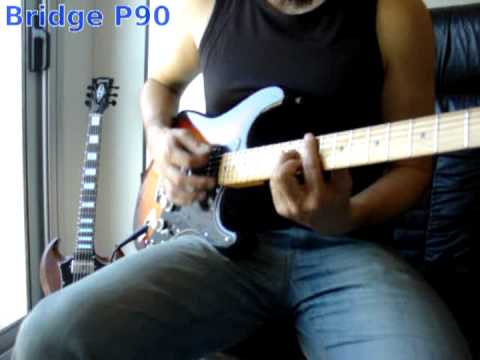 Fender Stratocaster H-H. Reverse P-Rails & Triple Shot Rings - Camagroc
