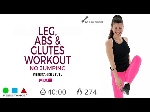 Advanced GAG Workout: No-Jump Leg, Abs & Glutes Toning Circuit