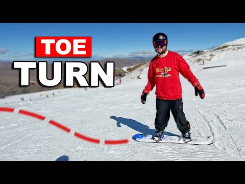 3 Beginner Snowboard Tips of Doing Toe Turns