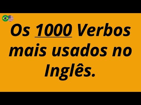 Os 1000 Verbos Mais Usados No Inglês