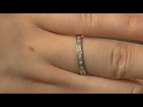 WR2028 0.50 Carat Mixed Diamonds Ladies Wedding Ring