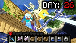 I Survived 1 Month in Upside Down Minecraft