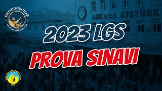 Ankara'nın En Büyük 2023 LGS PROVA Sınavı || Ankara Atatürk Lisesi