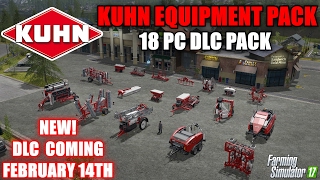 Farming Simulator 17 - Kuhn Equipment Pack DLC "First Look"