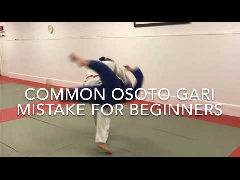 Beginner Osoto gari mistake