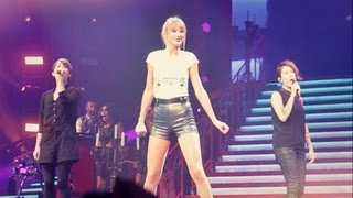 Taylor Swift & Tegan and Sara Performing "Closer" (LIVE AT STAPLES CENTER AUG. 20TH, 2013)