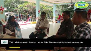 TJSL KBN Serahkan Bantuan Literasi Buku Bacaan Anak Ke Kelurahan Sukapura