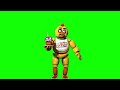 Chica The Chicken FNAF AR Workshop Animation Green Screen