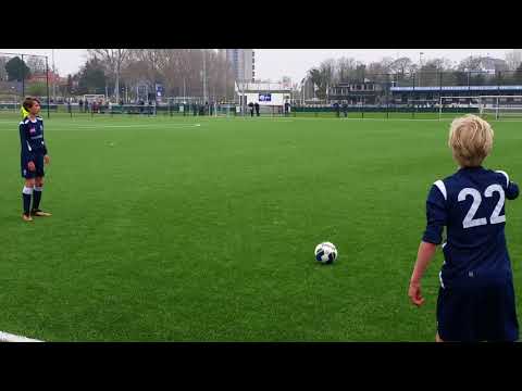 Koninklijke HFC O13 - Alphense Boys O13 14-4-2018  eindstand 0-7