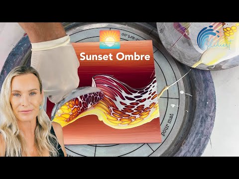 365. Sheleeart Fluid Artist - Sunset Ombre