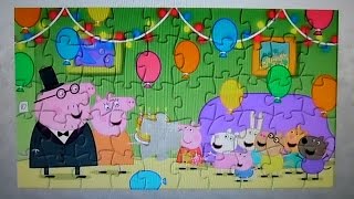 Peppa Pig Birthday Party Jigsaw Puzzle Game | Rompecabezas De Peppa Pig | quebra-cabeças