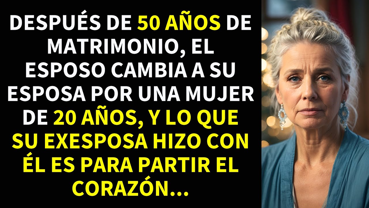 DESPUÉS DE 50 AÑOS DE MATRIMONIO, EL ESPOSO CAMBIA A SU ESPOSA POR UNA MUJER DE 20 AÑOS, Y LO QUE...