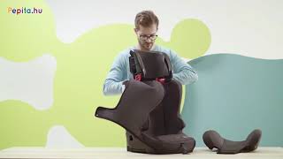 Kinderkraft Fix2Go ISOFIX biztonsági Gyerekülés 9-36kg #kék-szürke