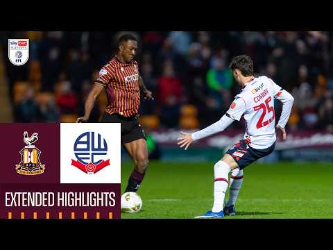 AFC Association Football Club Bradford City 0-1 FC Bolton Wanderers