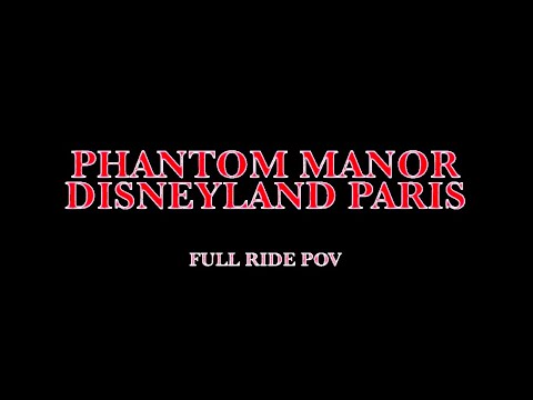 Phantom Manor Disneyland Paris FULL RIDE POV. Haunted Mansion