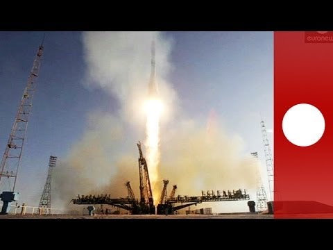 Im Zeitraffer: Sojus-Rakete beim Start