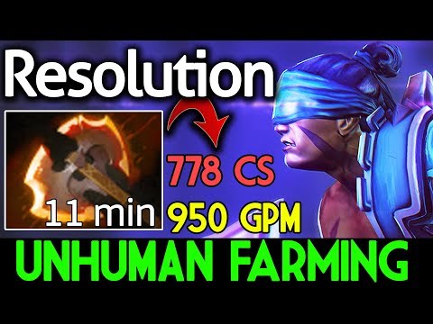 Resolution Dota 2 7.07 [Anti Mage] UNHUMAN FARMING