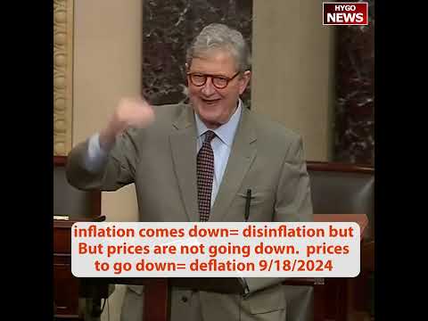 Kennedy: consumer debt hit $17T for the first time. Difference inflation, disinflation & deflation