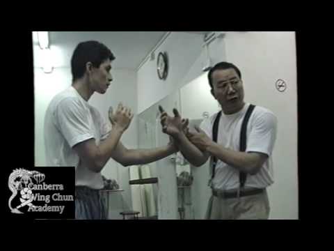 Wan Kam Leung with Allan Graham Demonstrating Wing Chun Applications